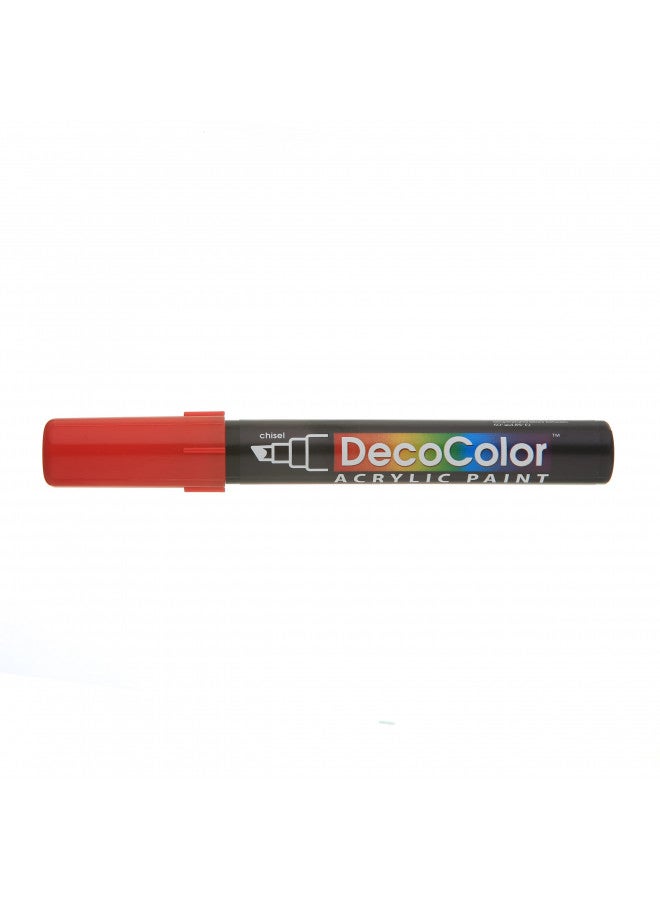 Uchida 315-C-2 Marvy Deco Color Chisel Tip Acrylic Paint Marker, Red - Image 5