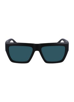 Calvin Klein Jeans Men's Rectangular Sunglasses - CKJ23653S-002-5517 - Lens Size: 55 Mm  - Image 1
