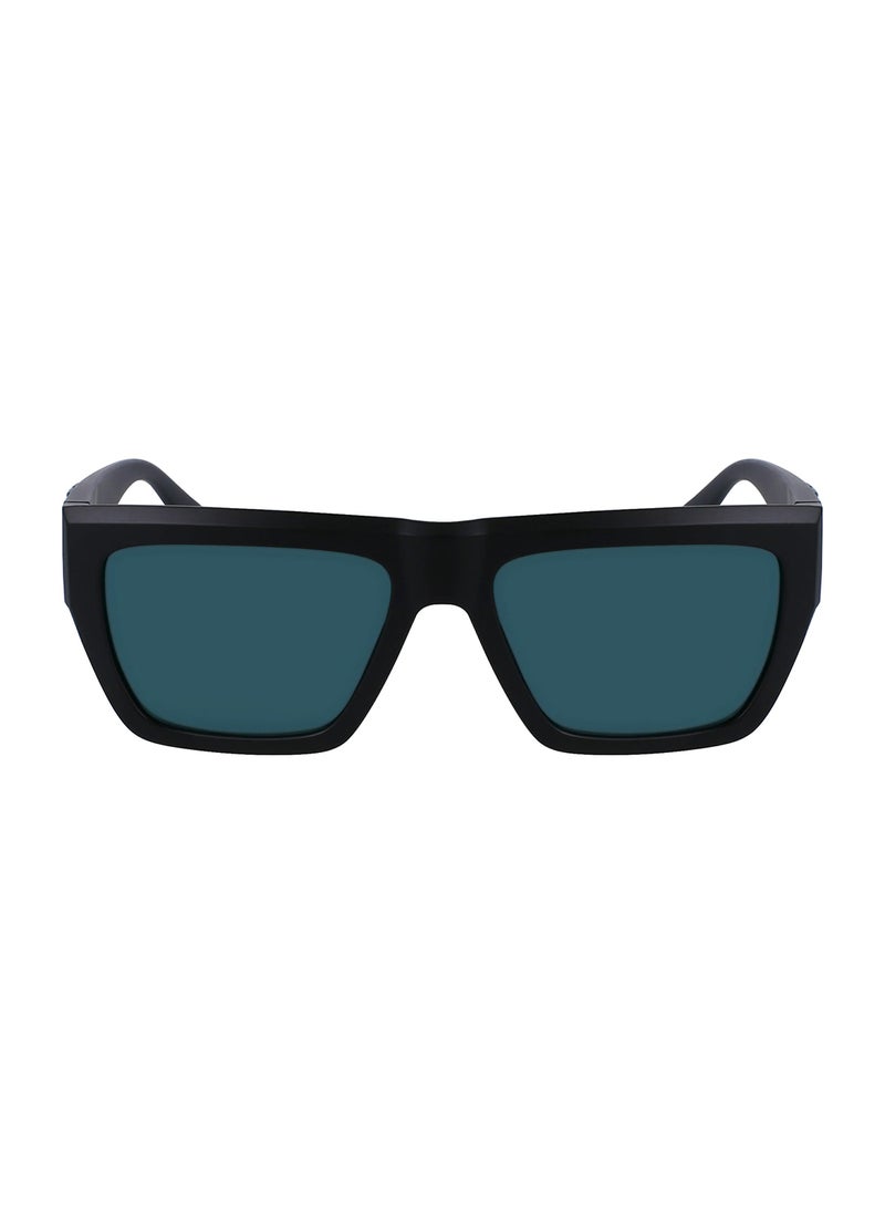 Calvin Klein Jeans Men's Rectangular Sunglasses - CKJ23653S-002-5517 - Lens Size: 55 Mm  - Image 1
