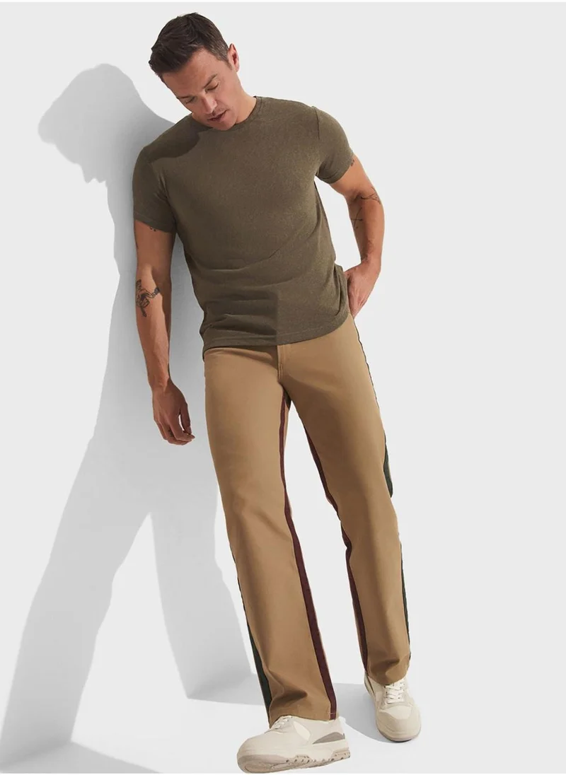 JUNE Half Zip Detail Polo Shirt