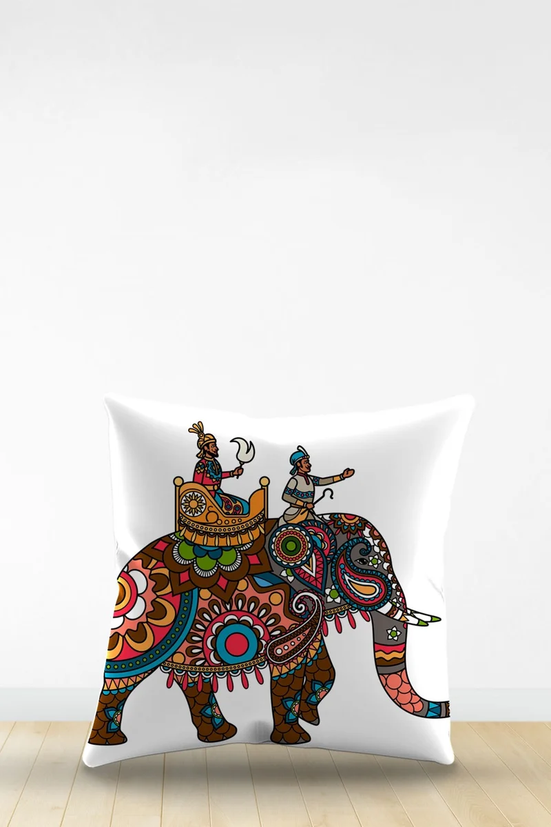 ارتافيسا Double Sided Digital Printed Decorative Faux Leather Throw Pillow Cover