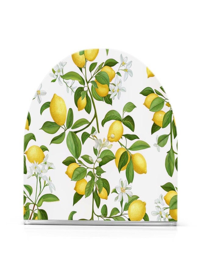xigua Lemon Acrylic Napkin Holder, Clear Plastic Cocktail Napkin Holder for Kitchen Restaurant Tables - Image 1