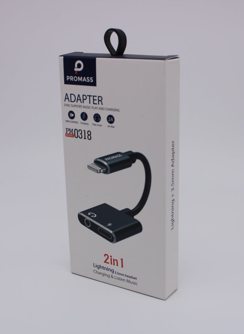 PROMASS 2 in1 Lightning Headset and Charging Connectors - Image 2