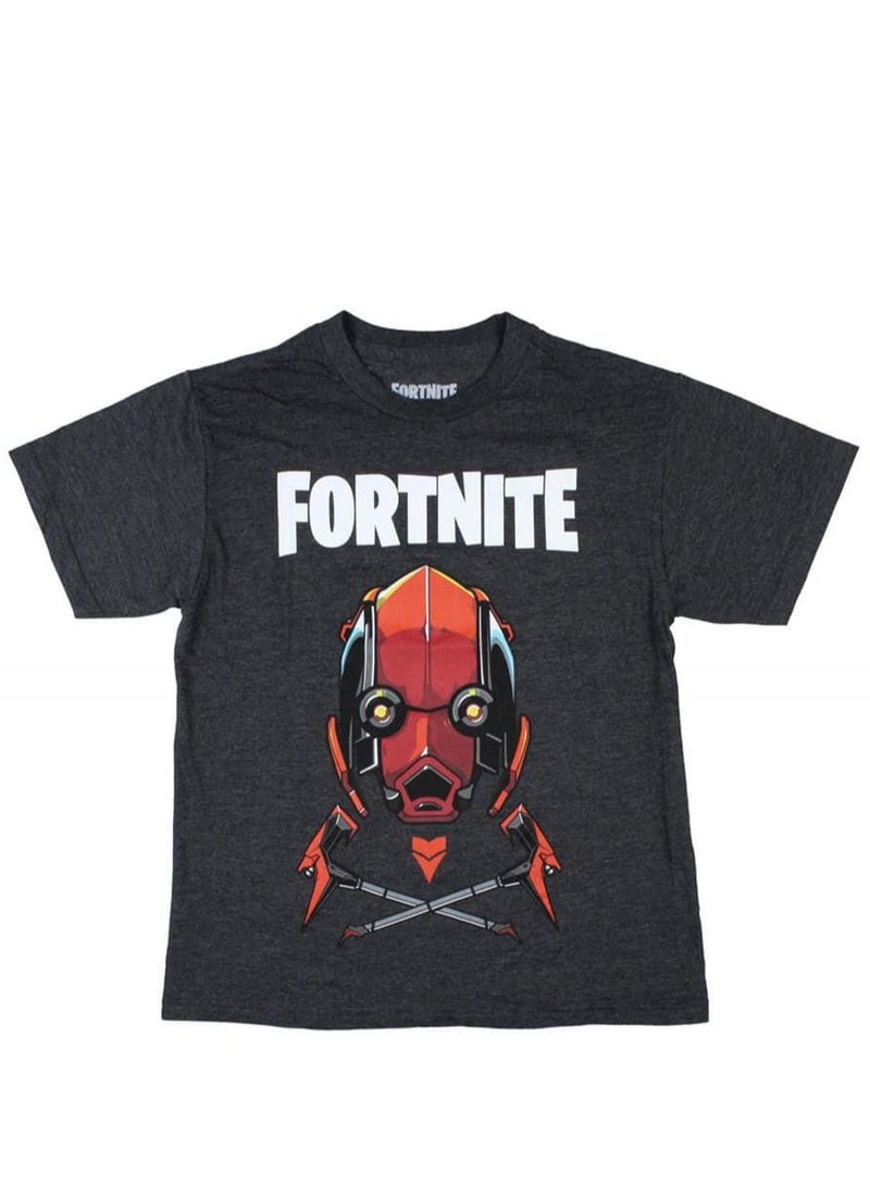 Fortnite Red Mask Boy T-Shirt by kids tv100%cotton - Image 1