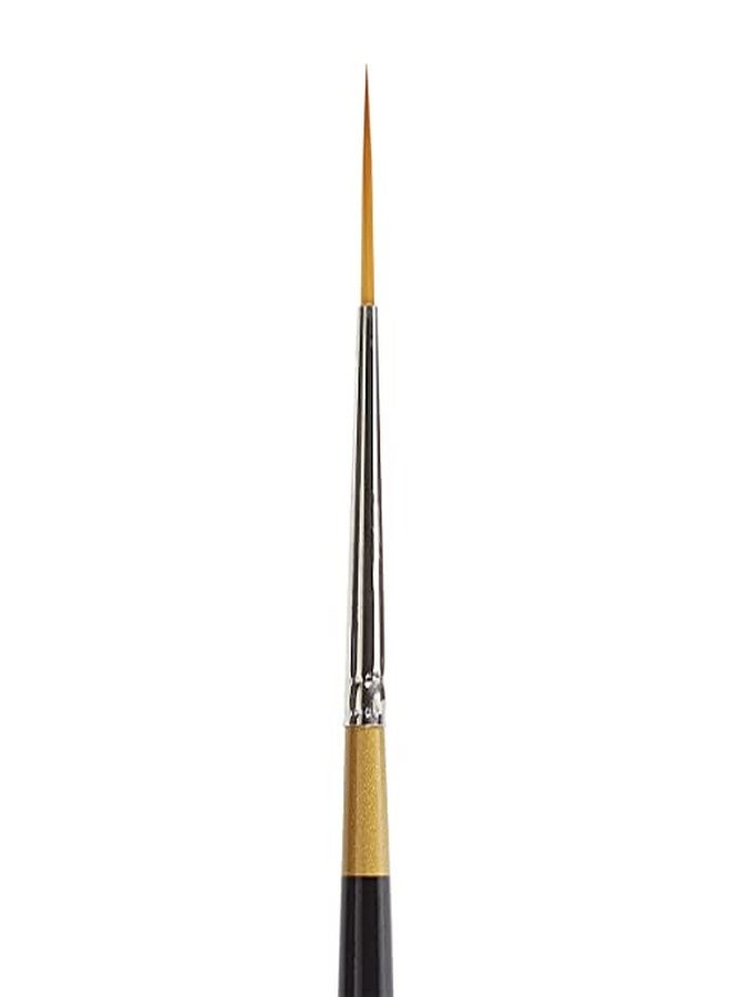 KINGART Premium Original Gold 9375-1 MID-Length Liner Series Artist Brush, Golden Taklon Synthetic Hair, Short Handle, for Acrylic, Watercolor, Oil and Gouache Painting, Size 1 - Image 3