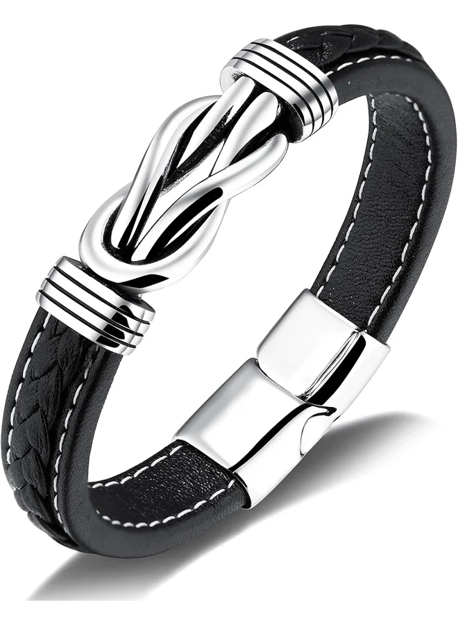 Lee Cooper Men's Stainless Steel Black Plating Bracelet - LC.B.01118.631