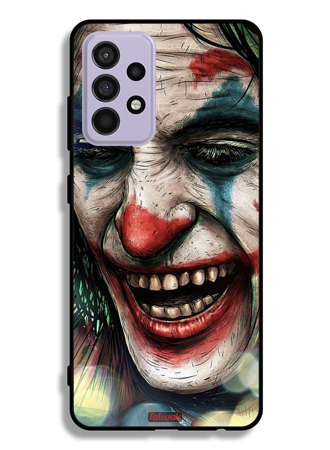 Tolwak Samsung Galaxy A52 4G Protective Case Cover Joker Laughing Face - Image 1