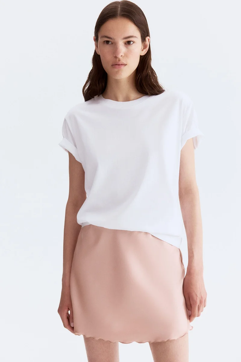 H&M Satin slip skirt