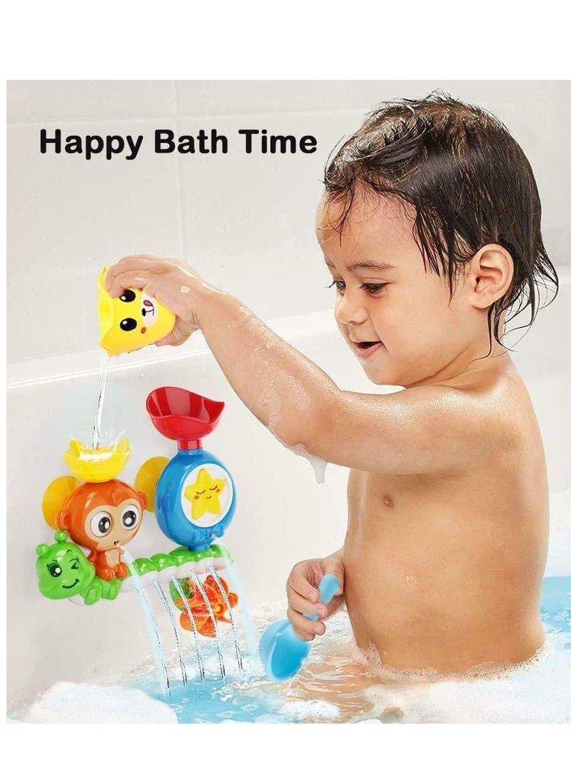 Raxoom Baby Bath Toy for Toddlers 2 3 4 5 Years Baby Kids Boys and Girls,Bathtub Toy - Spinning Gear and Googly Eyes for Toddler or Baby Bath Time Sensory Development,Bath Tub Toys for Kids Baby - Image 2