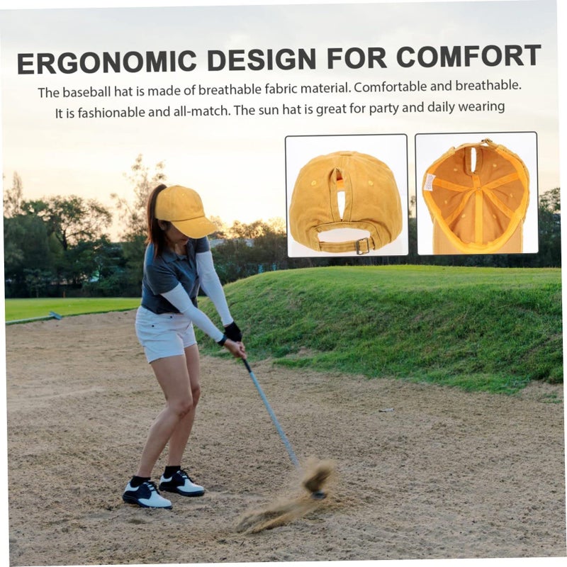 Womens Breathable Baseball Cap For Outdoor Sports And Sun Protection - Image 3