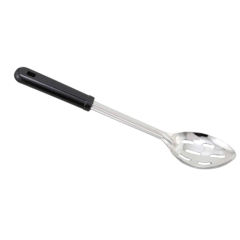 Stainless Steel Basting Spoon with Plastic Handle, Slotted, 13"