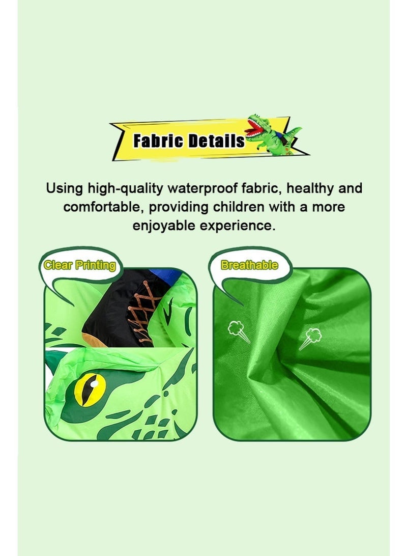 ميكسد الديناصور اللباس للأطفال، ركوب نفخ على زي الديناصور، تفجير زي تي ريكس، نفخ الحيوان اللباس للأولاد والبنات - Image 5