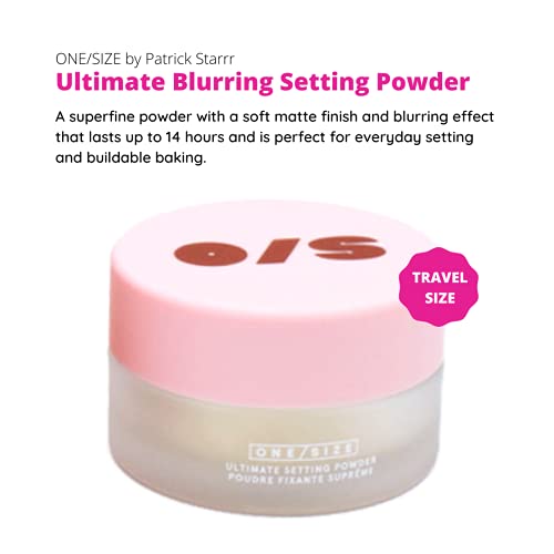One size One Size by Patrick Starrr Ultimate Blurring Setting Powder Travel Size Mini Universal Translucent for Fair to Medium Dark Skin Superfine Face Loose Powder Makeup Matte Finish - Image 5
