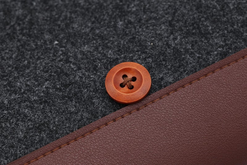 KPREPUBLIC PU Felt Keyboard Carrying case Bag for planck 40% 60% 80% 100% gh60 xd64 tada68 87 tkl 104 Ansi bm60 bm65 bm68 Poker (PU Felt Bag for 80% x1) - Image 3