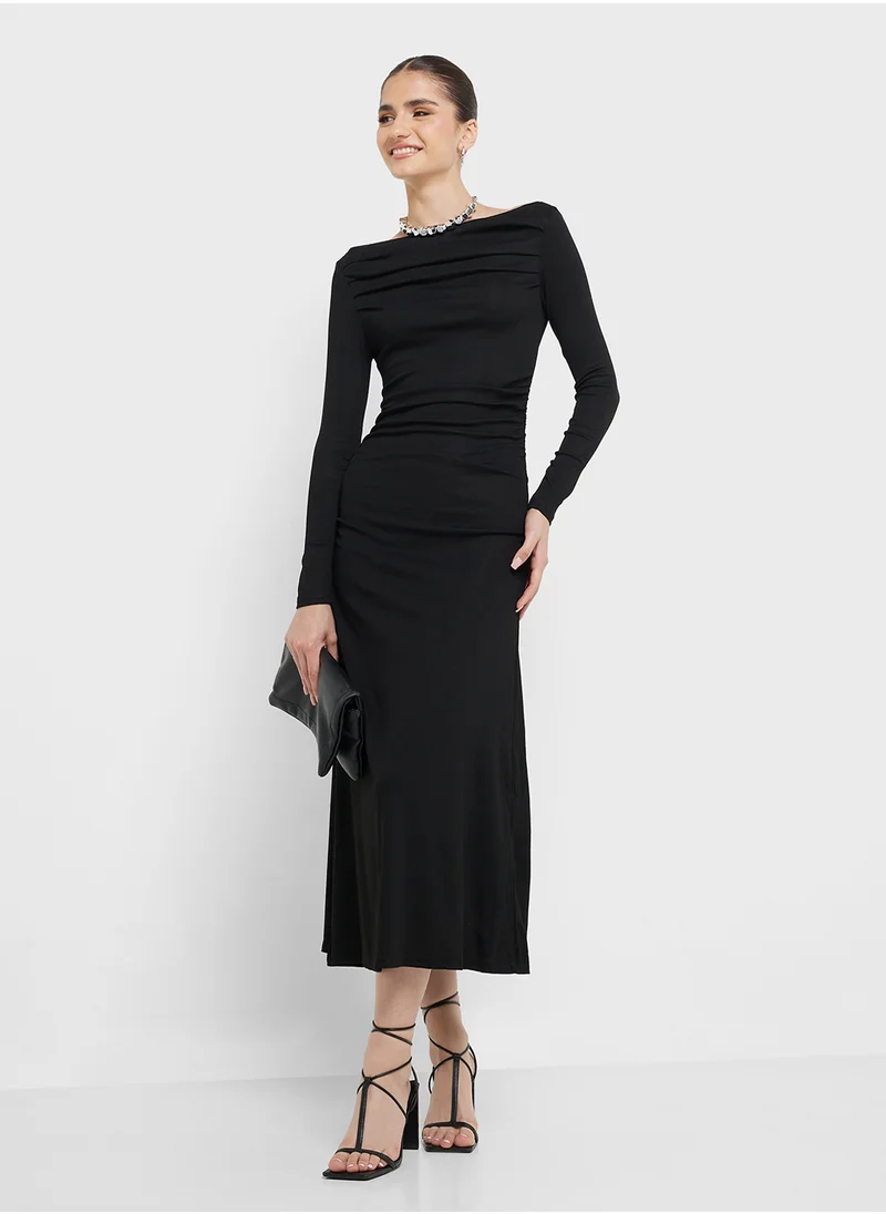 Ginger Draped Bodycon Dress