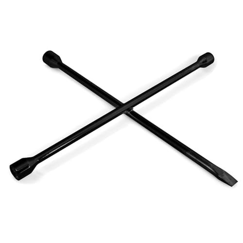 Performance Tool W9A 20-Inch SAE/Metric 4-Way Cross Lug Wrench with Spade Tip - Image 5