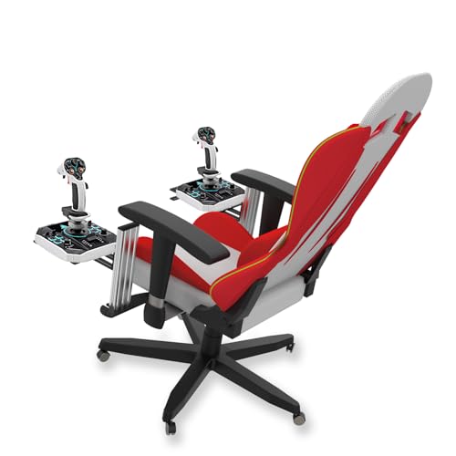 Avisiri 2 Set Metal Joystick Chair Mount for Flight Sim Game Joystick, Throttle and Hotas Systems Fits for Logitech X56, X52 Pro, Thrustmaster T-Flight Hotas, Thrustmaster T.16000M (Chair Mount) - Image 5