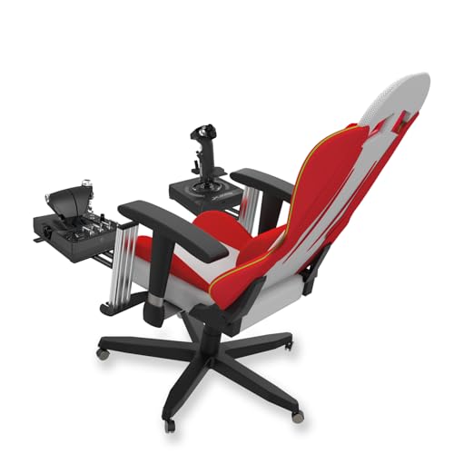 Avisiri 2 Set Metal Joystick Chair Mount for Flight Sim Game Joystick, Throttle and Hotas Systems Fits for Logitech X56, X52 Pro, Thrustmaster T-Flight Hotas, Thrustmaster T.16000M (Chair Mount) - Image 4
