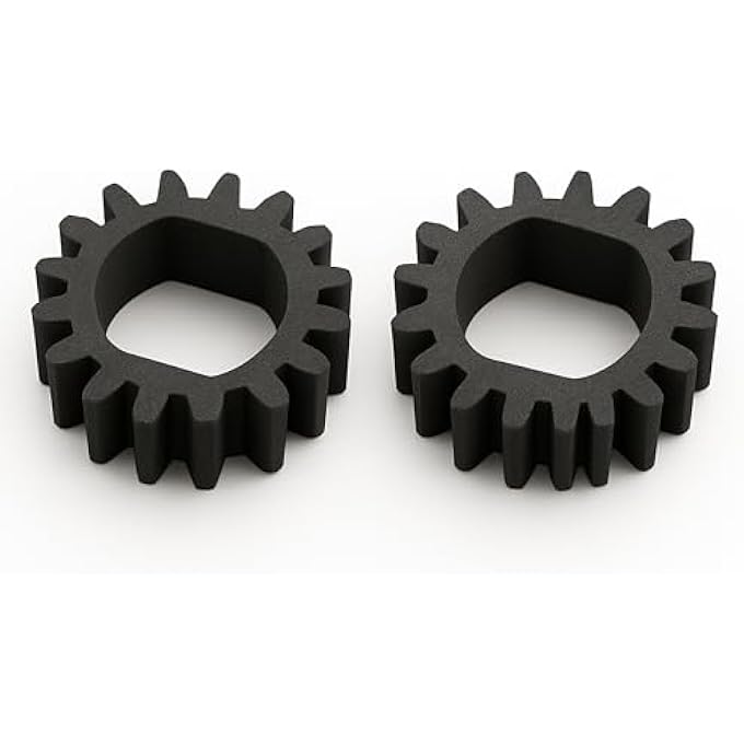 PAPER FEED GEAR REPLACEMENT FOR HP OFFICEJET PRO 9012 9018 9020 9025, NYLON, FIX CARRIAGE JAM AND PF GEAR ERROR, PRINTER PARTS - 2 PACK - Image 1