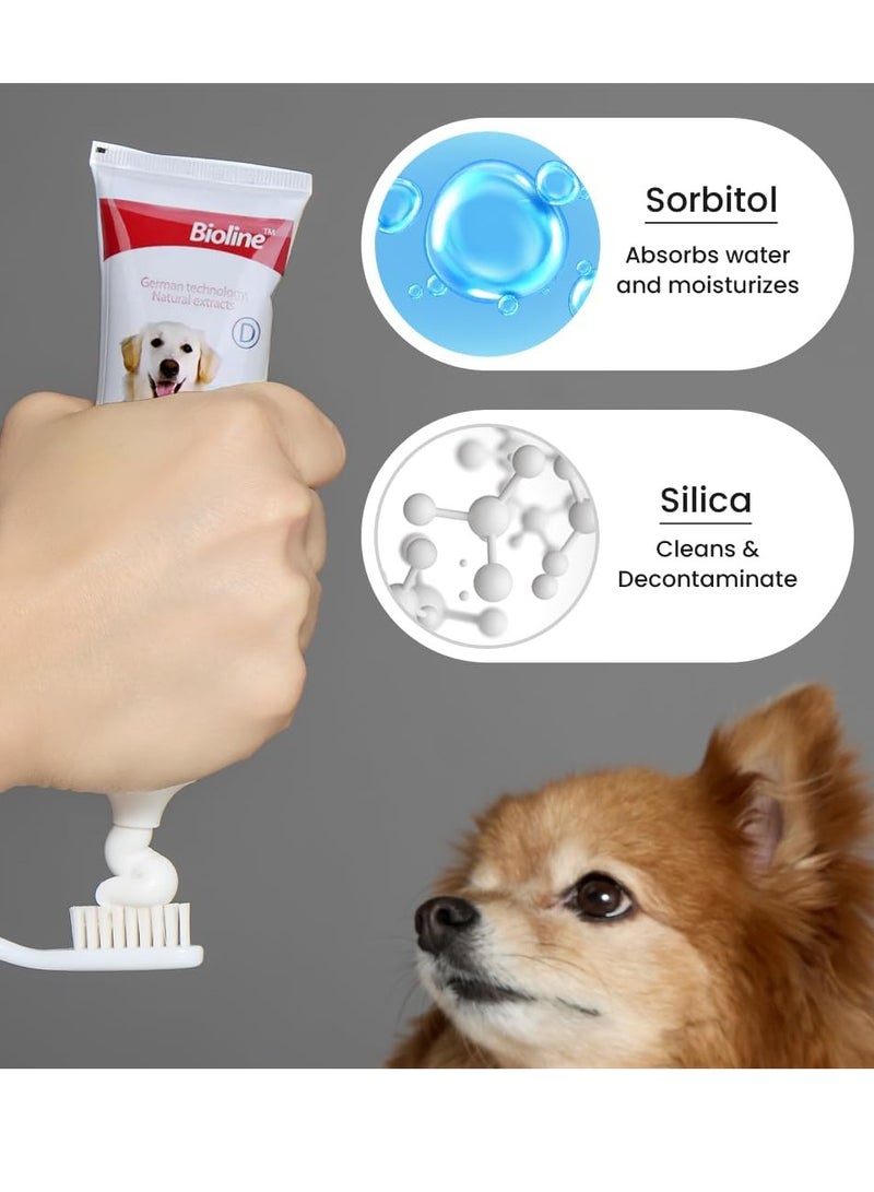 Bioline Tooth Paste Chicken Flavor For Dogs 2X100g - Image 5