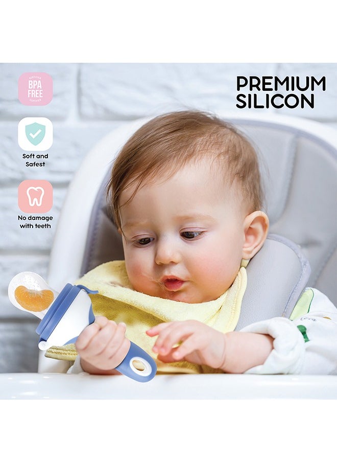 Disney - Mickey Mouse Baby Pacifier Silicone Fresh Fruit Infant Teether With Handle, For Infant Safely Self Feeding, Bpa Free Teething Relief, 6 To 9 Months - Image 1