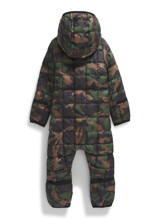 The North Face Baby ThermoBall Insulated One-Piece, TNF Black TNF Camo Small Print, 0-3 Months - Image 2