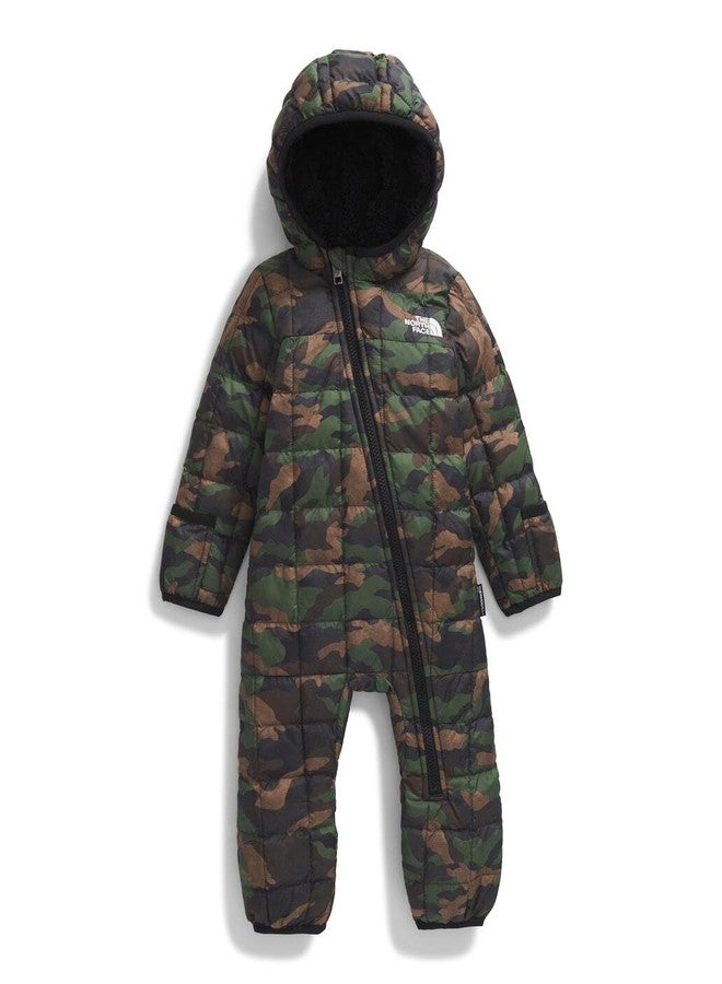 The North Face Baby ThermoBall Insulated One-Piece, TNF Black TNF Camo Small Print, 0-3 Months - Image 1