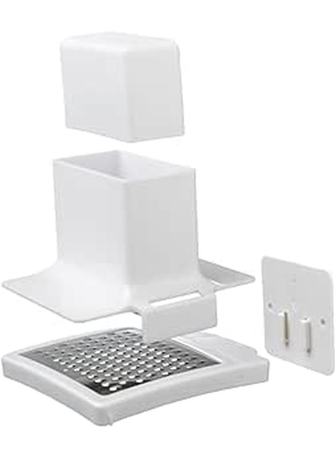 Self Draining Soap Box Wall Mounted Adhesive Soap Holder Organizer Tray For Kitchen Bathroom - Image 1