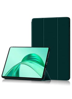 Techie Honor Pad X8a 11 Inch 2024 Smart Folio Flip Trifold Back Case with Auto Wake/Sleep Function Cover - Dark Green  - Image 4