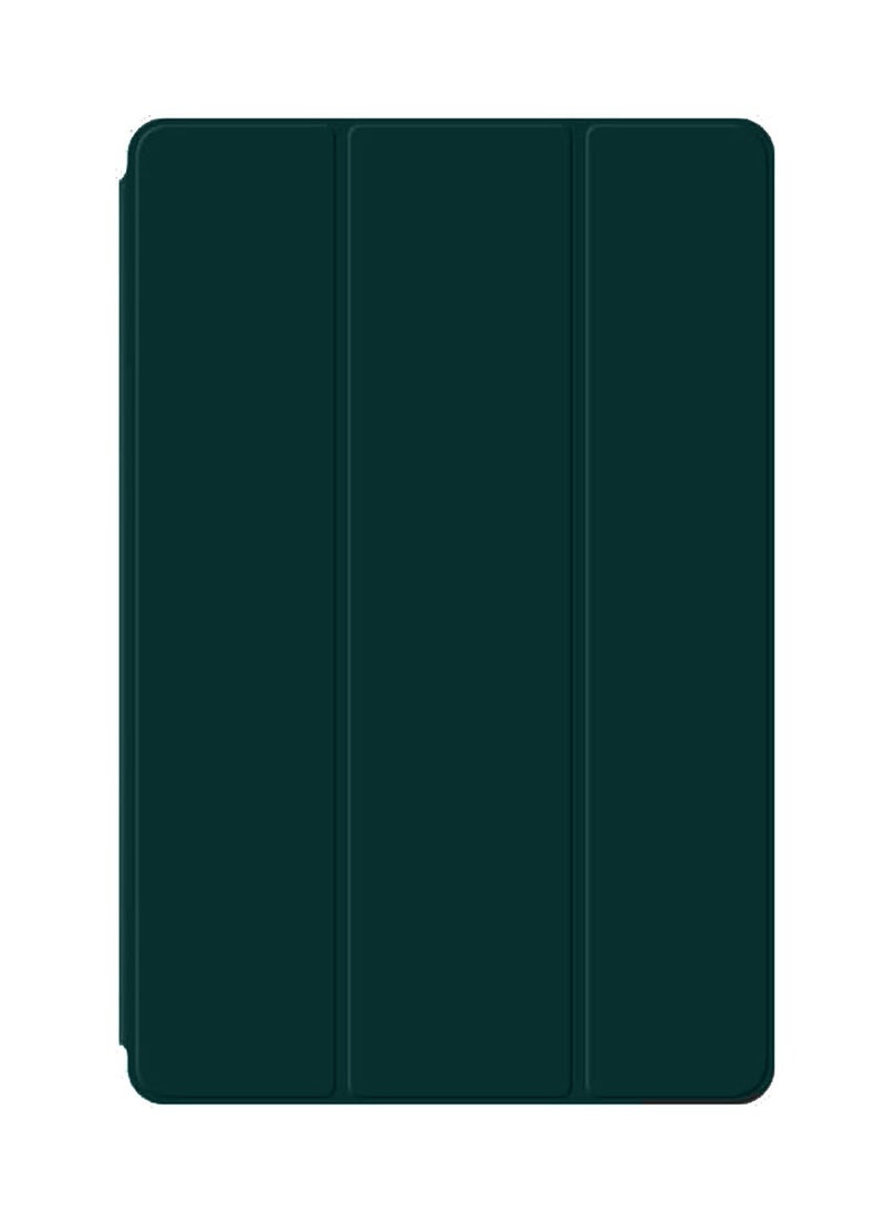 Techie - Honor Pad X8a 11 Inch 2024 Smart Folio Flip Trifold Back Case with Auto Wake/Sleep Function Cover - Dark Green - Image 1