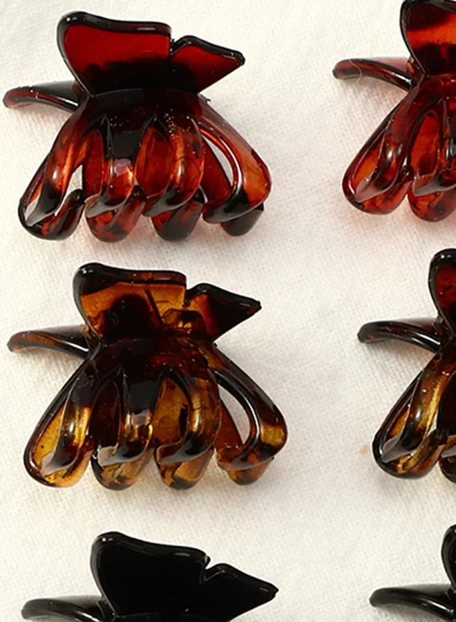 تايك تو Pack of 6 - Multi-Color Butterfly Hair Clips
