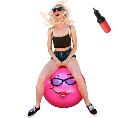 WALIKI Hippity Hop Ball for Adults Races | 29" Pink Hopper | Jumping Ball | Perfect Outdoor Game for Family Fun - Image 1