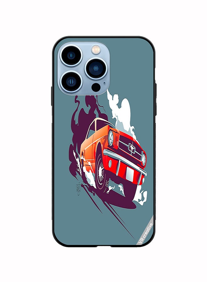 VR CREATIVE Protective Case Cover For Apple iPhone 14 Pro Max Mustang Design Multicolour - Image 1