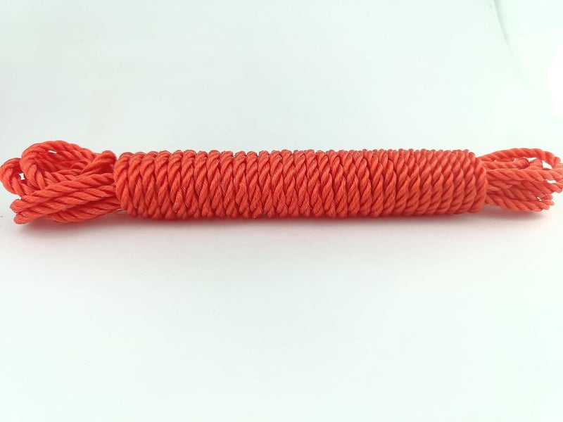 advancedestore9Meters Nylon Clothing Line StringPack of 1 Rope Wire for Clothes Drying Outdoor Clothes Drying Wire MultiColour - Image 1