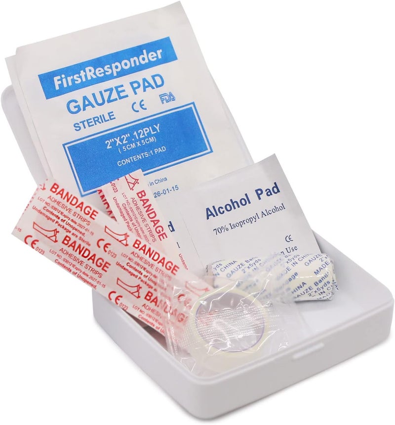 DMI Mini 20Piece FirstAid Kit AllPurpose Use for Minor Cuts and Scrapes Durable WaterResistant Case Convenient and Portable FSA  HSA Eligible - Image 3