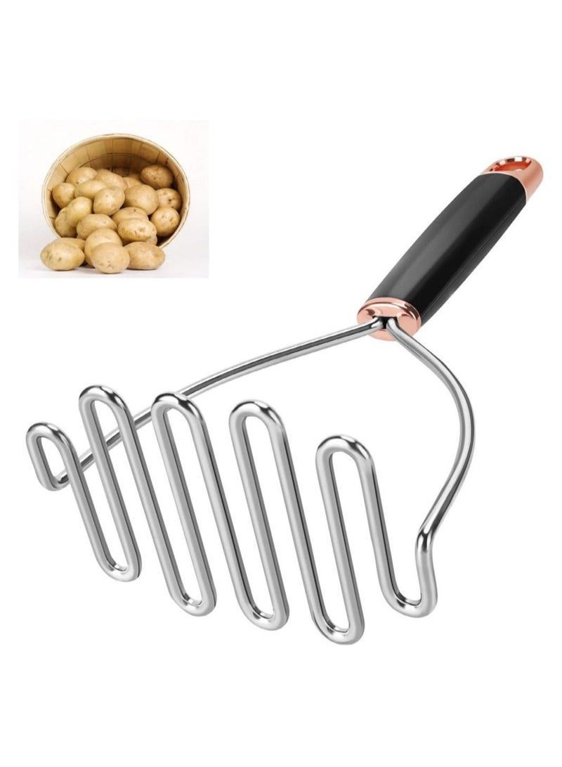 Y&D Potato Press Heavy Duty Mashed Potatoes Masher, Best Masher Kitchen Tool for Bean, Avocado, Easy to Clean  - Image 1