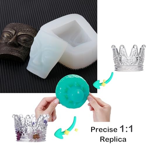 BBDINO Silicone Mold Making Kit, 2.42lb Super Elastic Liquid Silicone for Mold Making, 3h Fast Cure Platinum Molds Making Silicon Rubber for Casting Resin/Silicon/Candle/Soap Molds - Image 3