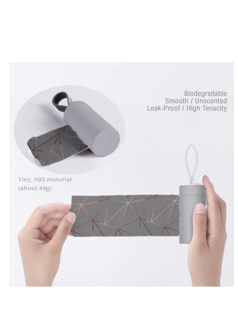 LuQu - Diaper Bag Dispenser Refills Disposable Unscented Waste Bags (4 Rolls - 60 Bags) - Image 1