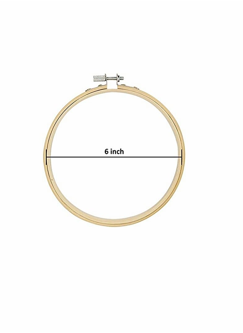 21 Pcs Punch Needle Embroidery Kits Adjustable Rug Yarn Punch Needle, Wooden Handle Embroidery Pen,Embroidery Hoops,scissors, Needle Threader, Punch Needle Cloth for DIY Starter Kit - Image 2