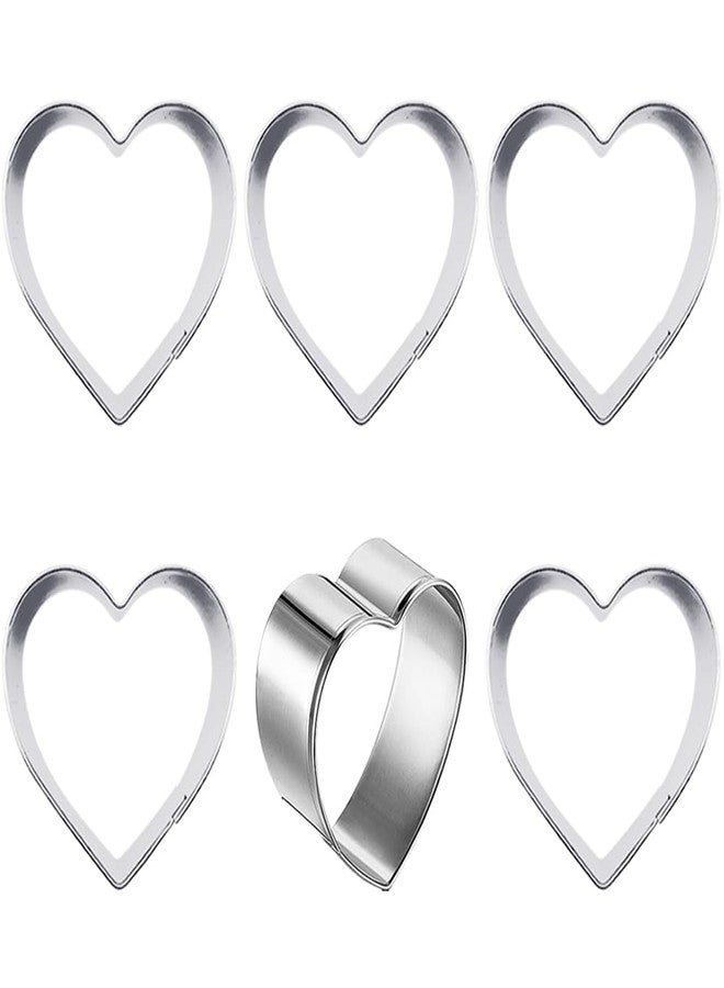 Saktopdeco Heart Cookie Cutter Set Small Heart Shaped Cookie Cutters Stainless Steel Love Candy Biscuit Decorative Cutters - Image 1