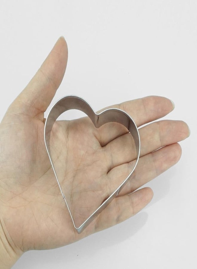 Saktopdeco Heart Cookie Cutter Set Small Heart Shaped Cookie Cutters Stainless Steel Love Candy Biscuit Decorative Cutters - Image 4