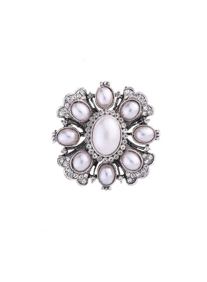 KUYING Retro Fashion Baroque Metal Brooch 