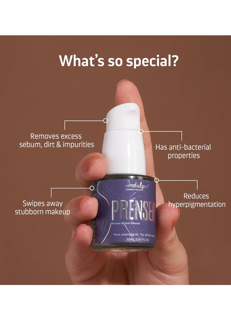 Indulgeo ESSENTIALS INDULGEO ESSENTIALS Prenser Pre Cleansing Oil for Makeup Removal 20ml  - Image 2