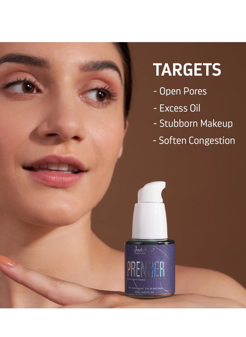 Indulgeo ESSENTIALS INDULGEO ESSENTIALS Prenser Pre Cleansing Oil for Makeup Removal 20ml  - Image 3