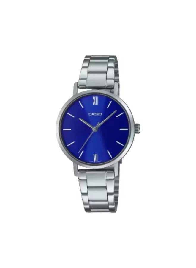 CASIO Women's Analog Dark Blue Dial Watch - LTP-VT02D-2AUDF - Image 1