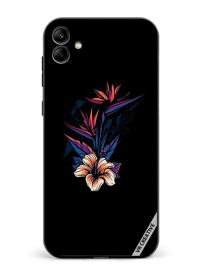 VR CREATIVE Protective Case Cover For Samsung Galaxy A04 Flower Design Multicolour - Image 1