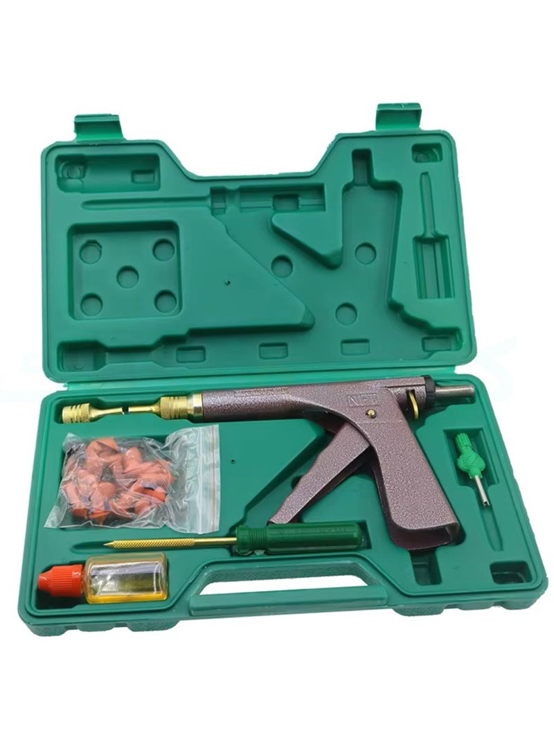 Car Motorcycle Tubeless Tire Puncture Repair Tool Kit with Storage Bag - Image 2