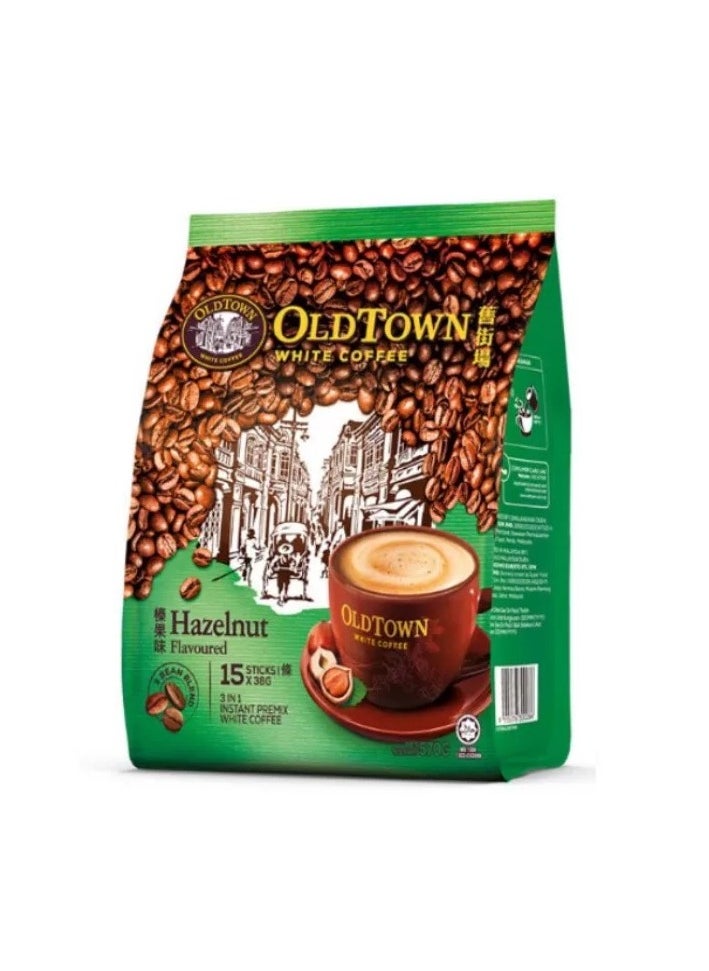 OldTown OLDTOWN, 3 in 1, Instant white coffee, Hazelnut taste, Malaysia  - Image 1