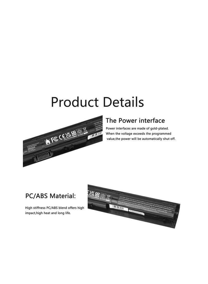 Terabyte بطارية VI04 متوافقة مع/ H*P Pro*Book 440 G2 450 G2 Q140 Q141 Q142 Q143 Envy 14 15 17 سلسلة، تناسب HSTNN-DB6I HSTNN-DB6K HSTNN-LB6J HSTNN-LB6K (2200mAh 14.8V) - Image 5