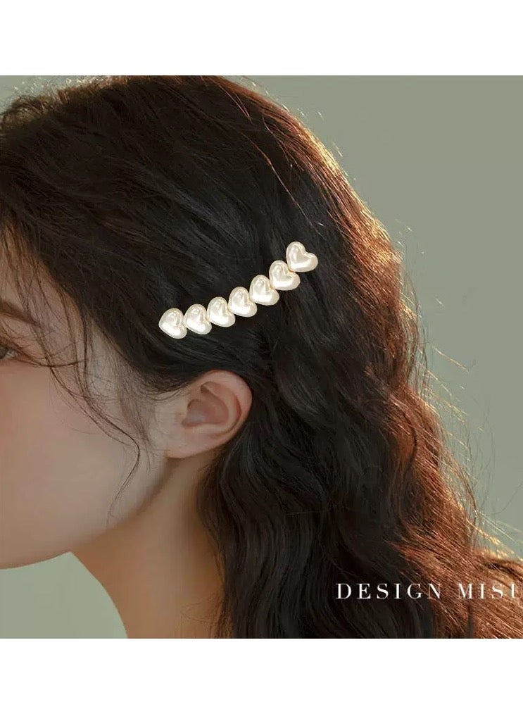 مقاطعة شعرية باللؤلؤ والقلوب العصرية كإكسسوار للنساء - Image 2